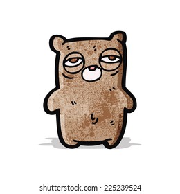 oso de peluche cansado