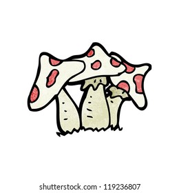 cartoon toadstool