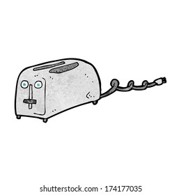 tostadora de dibujos animados