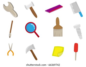 cartoon tool icon