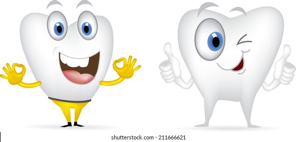 Cartoon tooth