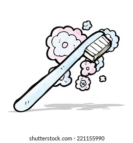 cartoon toothbrush