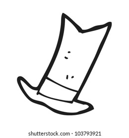 cartoon top hat