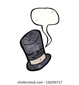 sombrero superior de caricatura