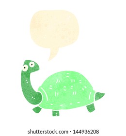 cartoon tortoise with speech bubble