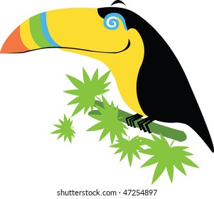 cartoon toucan