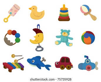 cartoon toy icon