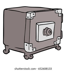 cartoon traditional safe