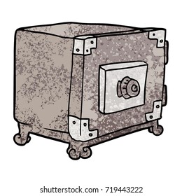 cartoon traditional safe