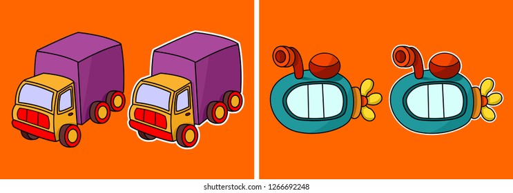 cartoon transportation vector