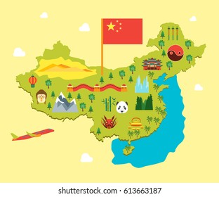 1,775 China map cartoon Images, Stock Photos & Vectors | Shutterstock