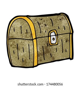 cartoon treasure chest
