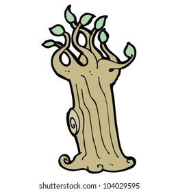 árbol de dibujos animados