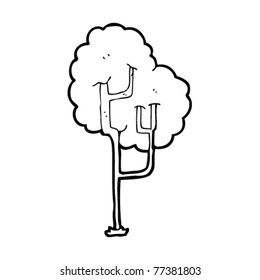cartoon tree