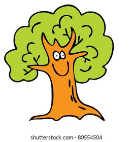 Cartoon tree