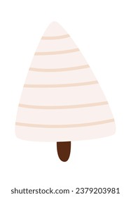 Cartoon Tree Plant Vektor Illustration