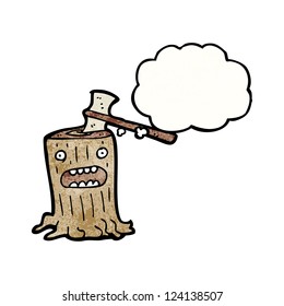 Cartoon Tree Stump Stock Vector (Royalty Free) 124138507 | Shutterstock