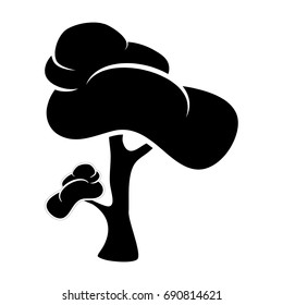 cartoon tree vector symbol icon design. Beautiful illustration isolated on white background
