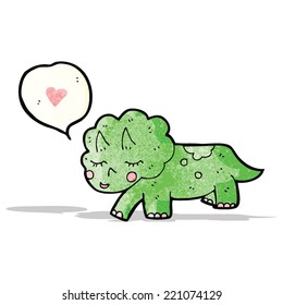 cartoon triceratops