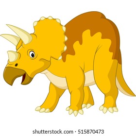 Cartoon triceratops