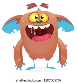 Cartoon troll illustration. Vector isolated