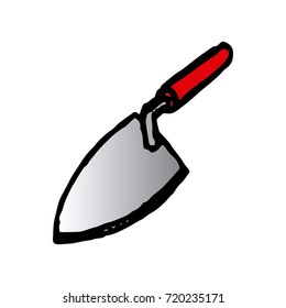 Cartoon of trowel