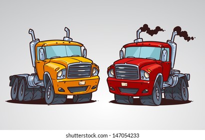 cartoon truck