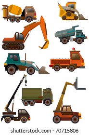 cartoon truck icon