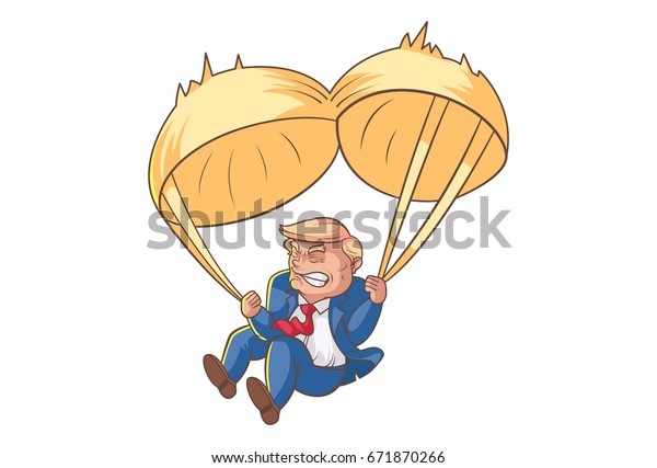 Cartoon Trump Illustration Funny Double Meaning The Arts