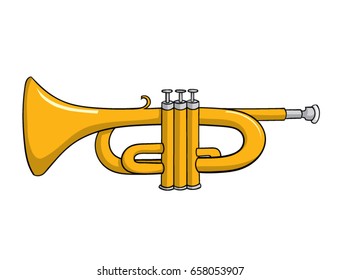 Cartoon trumpet