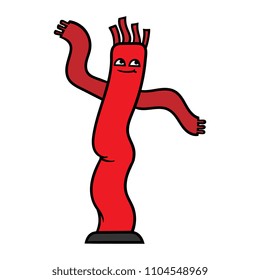 Cartoon Tube Man Illustration