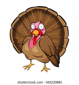 Cartoon turkey