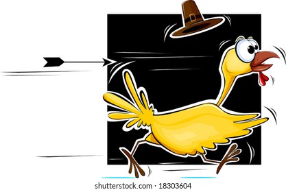 cartoon turkey fowl	