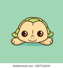 cartoon turtle with a green shell