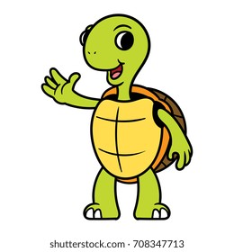 Cartoon Turtle Illustration