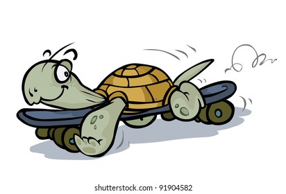 197 Turtle skateboard Stock Illustrations, Images & Vectors | Shutterstock