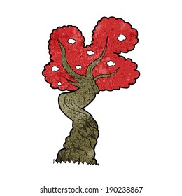 árbol viejo retorcido
