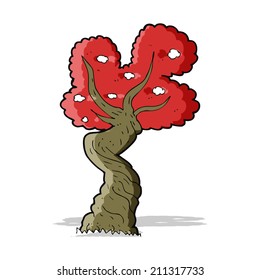 árbol viejo retorcido