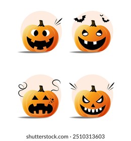 Cartoon Typ Hallowen Monster Vektor