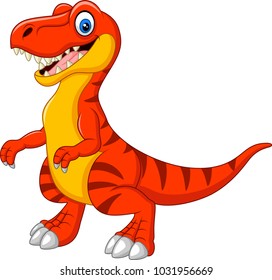Cartoon Raptor Dinosaur