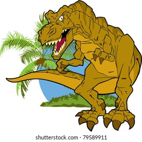 Cartoon Tyrannosaurus Rex