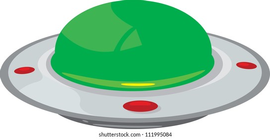 cartoon ufo spaceship