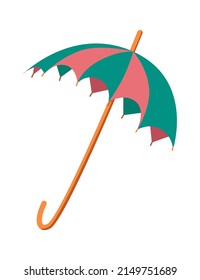 Icono del paraguas de dibujos animados. Ilustración del vector