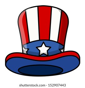 Uncle Sam Cartoon Hat Stock Vector (Royalty Free) 152746220 | Shutterstock