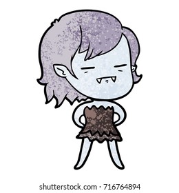 cartoon undead vampire girl