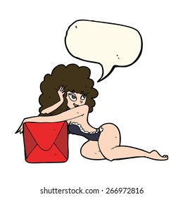 cartoon underwear model
