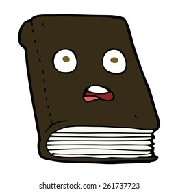 cartoon unhappy book