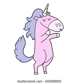 cartoon unicorn
