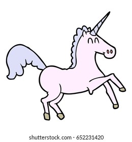 cartoon unicorn
