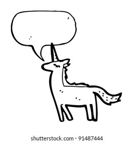 cartoon unicorn